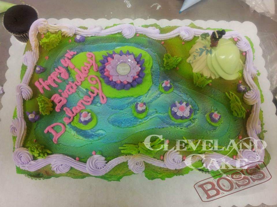 Princess and The Frog Cake