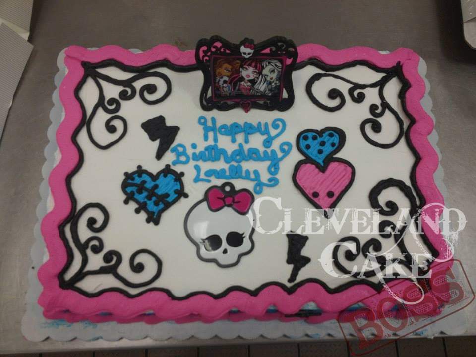 Monster High Themed Cake