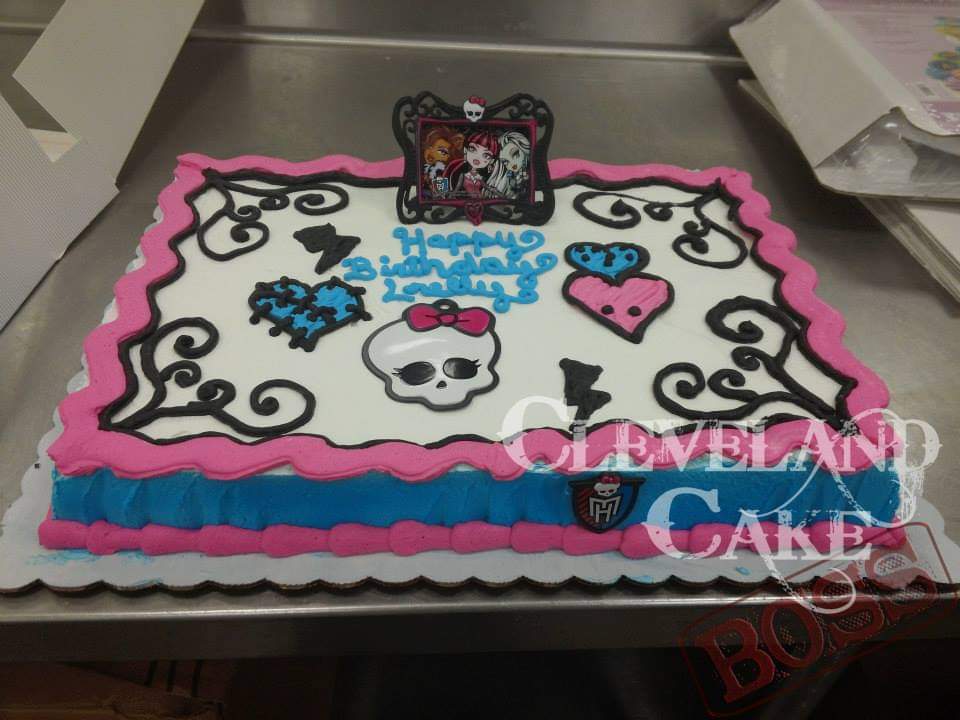 Monster High Themed Cake