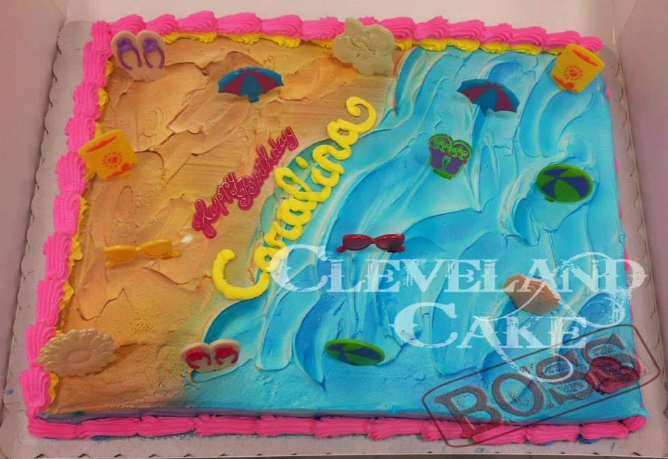 Beach Themed Caked