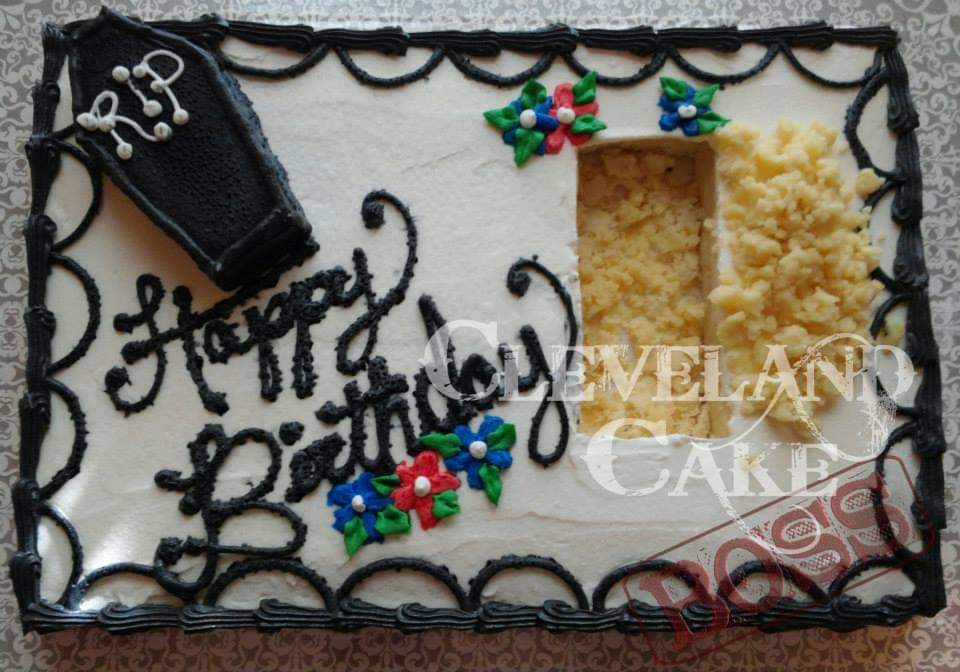 Over The Hill Themed Cake