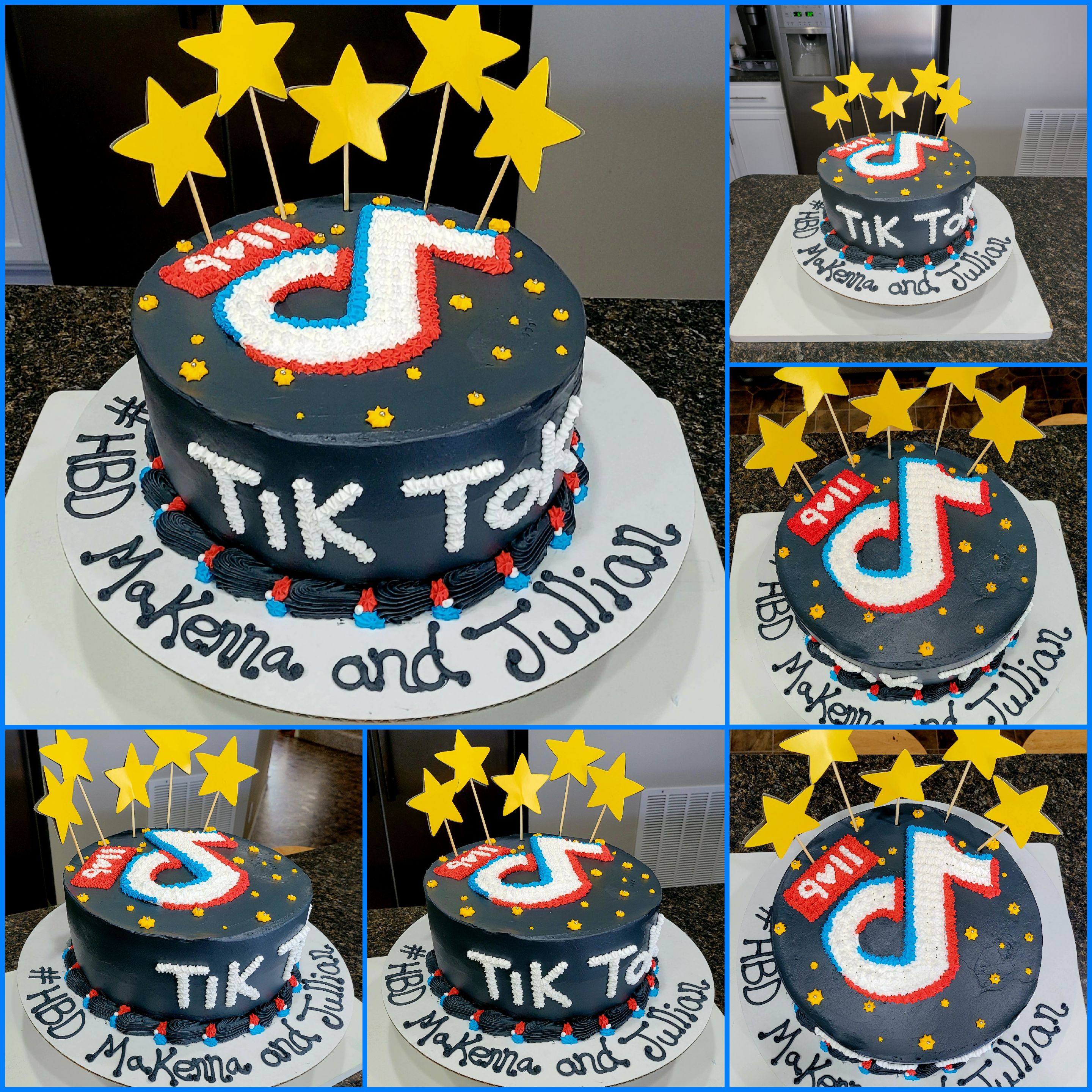 Tik Tok Themed Cake